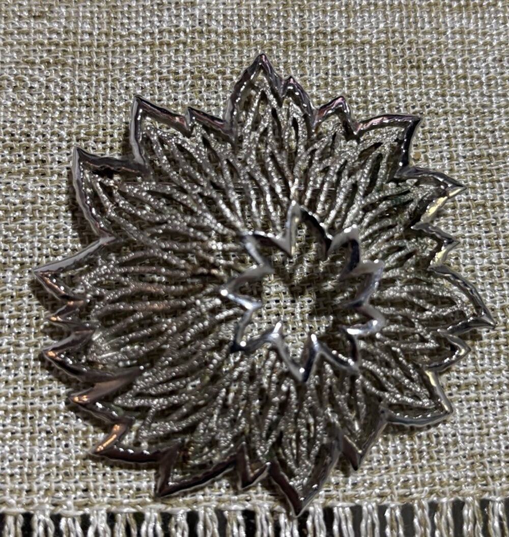 Vintage Trifari Silver-Tone Brooch